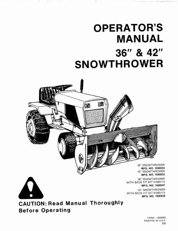 Snapper Snow Blower 1690032-page_pdf